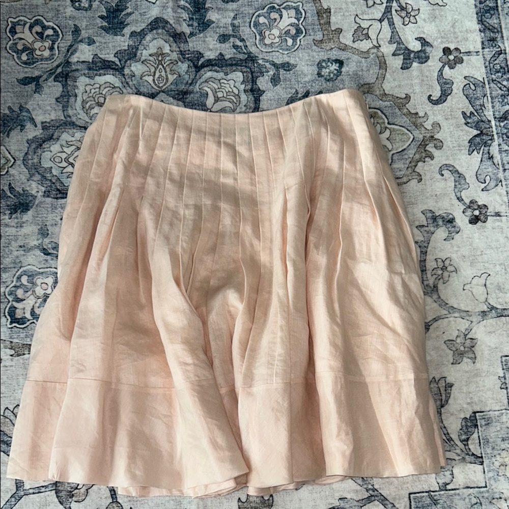 Ralph Lauren// silk blend pleated skirt, size 12